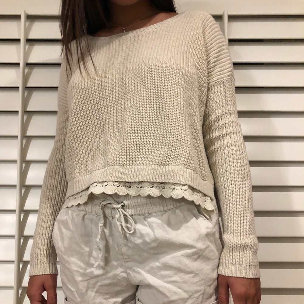 Beige sweater